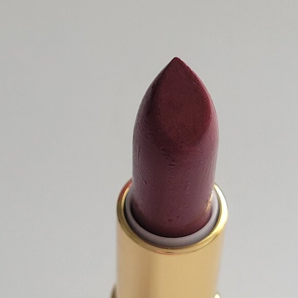 Estee Lauder Pure Color Long Lasting Lipstick 123 FIG Gold Case Preowned - Picture 5 of 7
